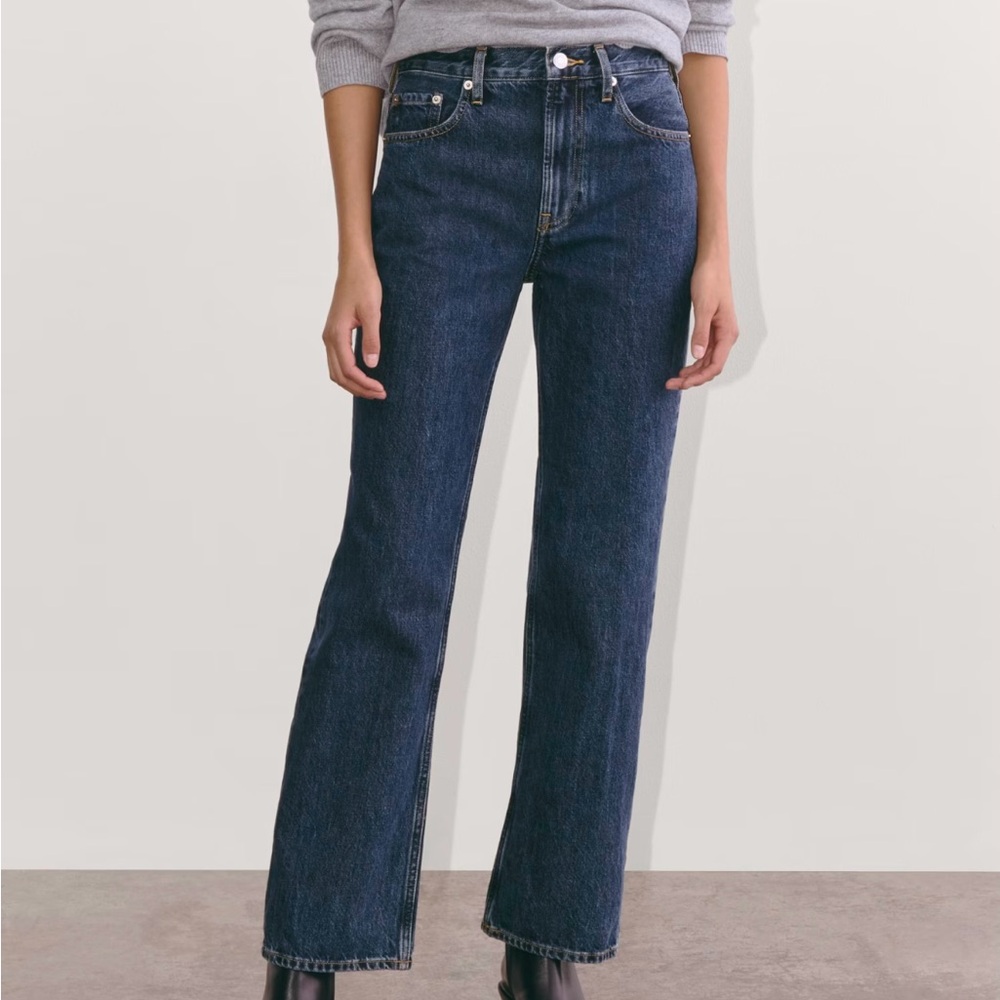 Everlane Blue Straight Leg Jeans Timeless Style
